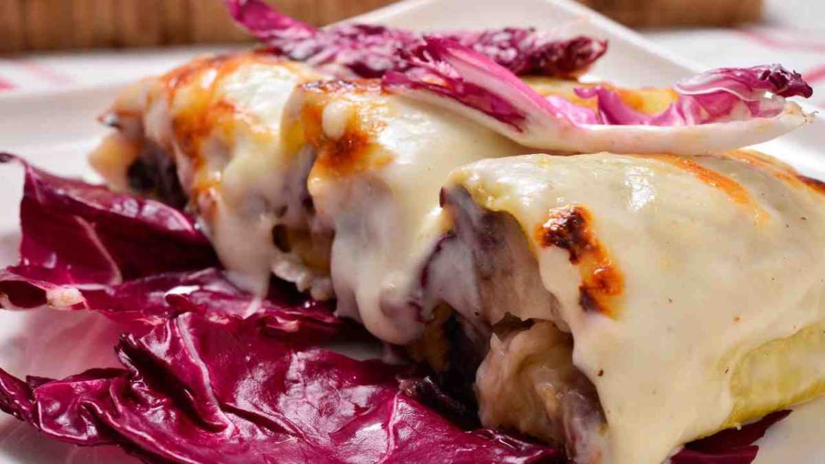 Crepe cannelloni with radicchio and more discover the ingredient that makes them special