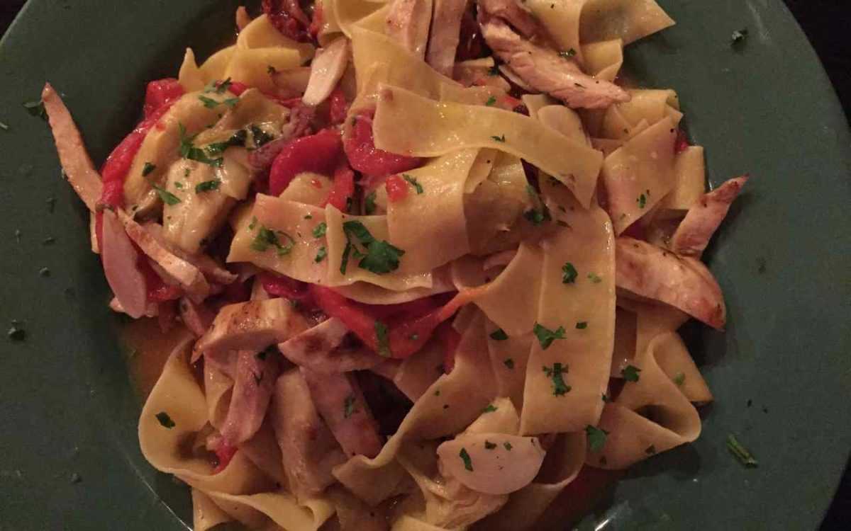Pappardelle with peeled prickly pear sauce and mushrooms 27042023 recipessprint