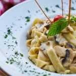 Tagliatelle with 4 cheeses and mushrooms 22052023 recipessprint