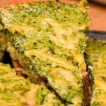 In my house, spinach cake is eaten at Easter, I ..